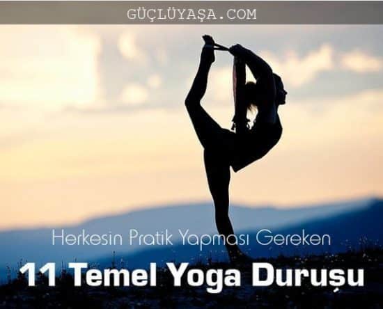 11 temel yoga duru u 550x444 - Herkesin Pratik Yapması Gereken 11 Temel Yoga Hareketi