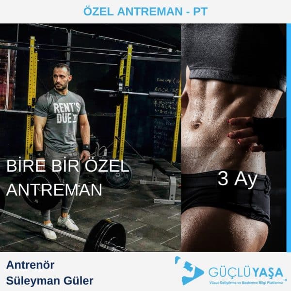 Birebir Fitness Eğitimi – 3 Aylık